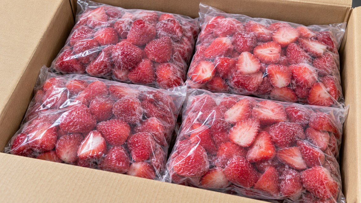 Packaging options for frozen fruit and vegetable orders