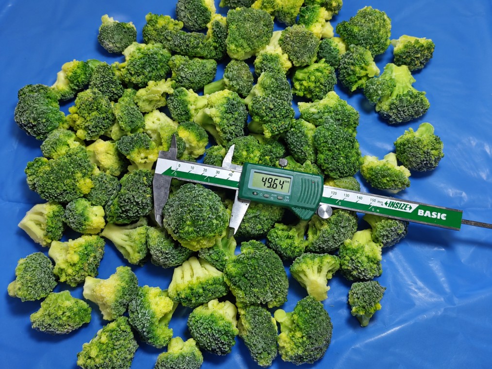 Frozen fruit and vegetable product inspection